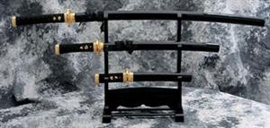 Three-Sword Table Display Stand